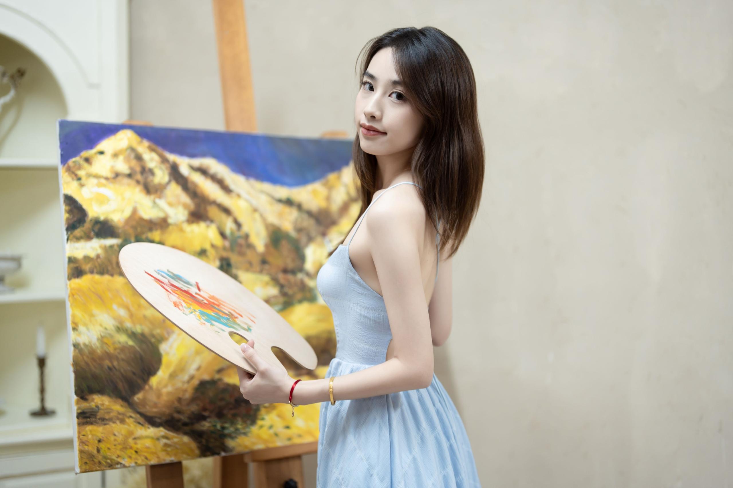 楠楠 – 《度假中的画风》[14P]
